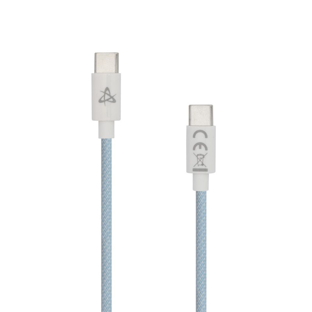 SBOX Type-C to Type-C 60W Charge and sync cable 1m Blue
