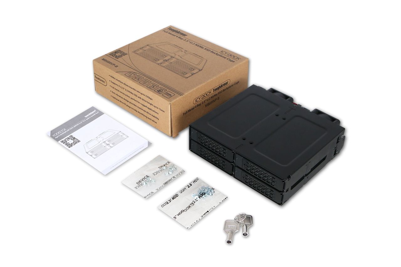 IcyDock ToughArmor MB699VP-B 4 Bay 2.5