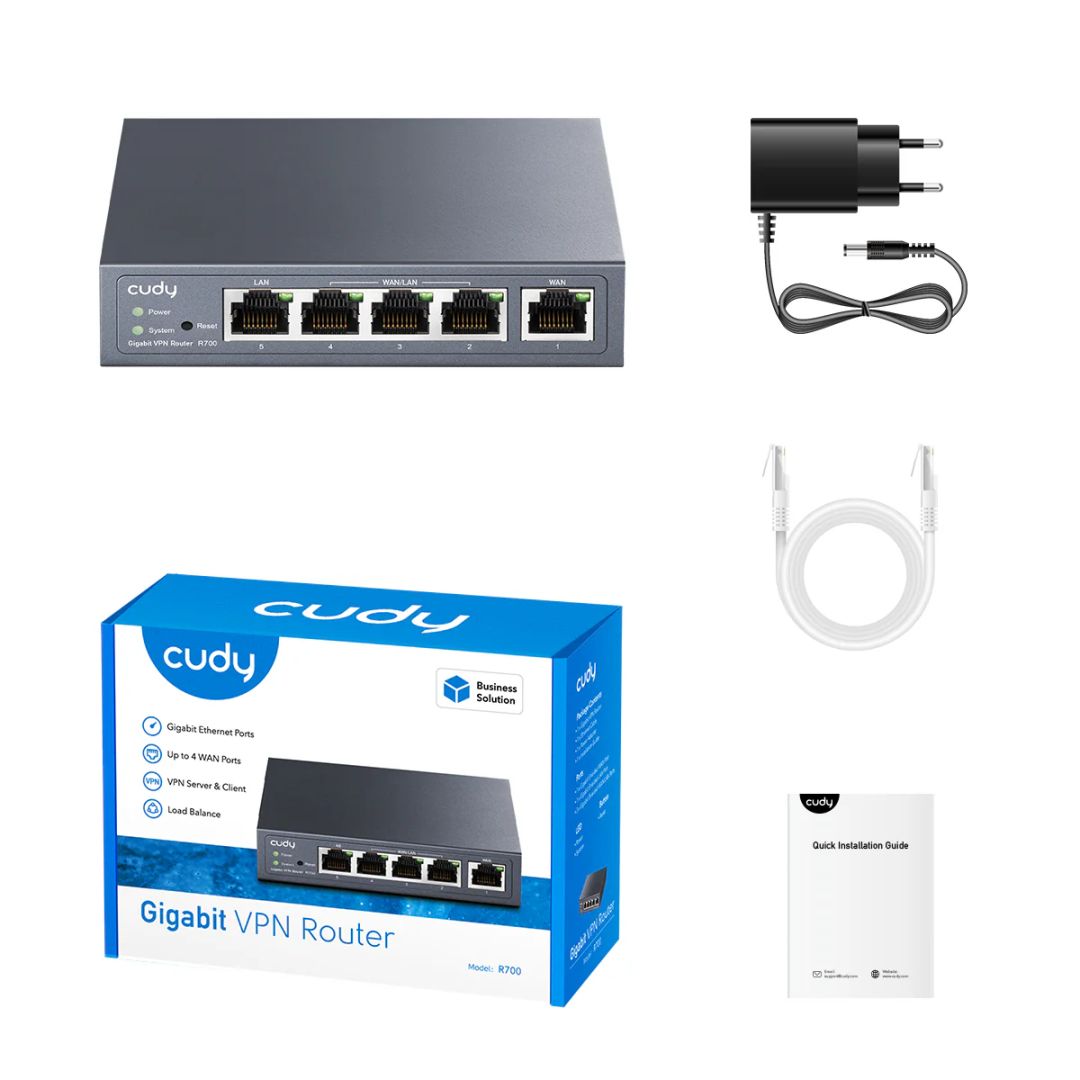 Cudy Gigabit Multi-WAN VPN Ruter