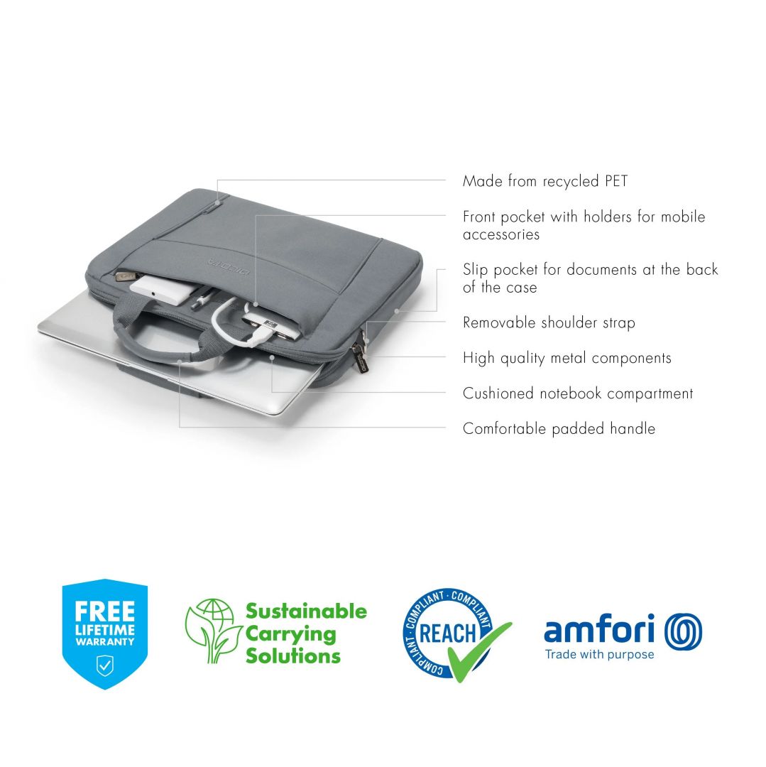 Dicota Laptop Case Slim Eco Base 12,5