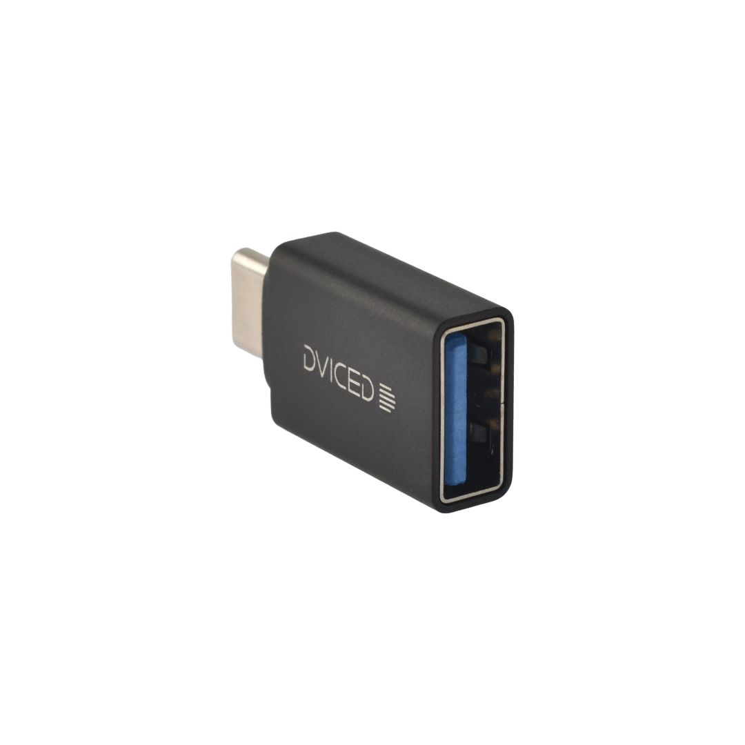 Dviced USB-A to USB-C Adapter Black
