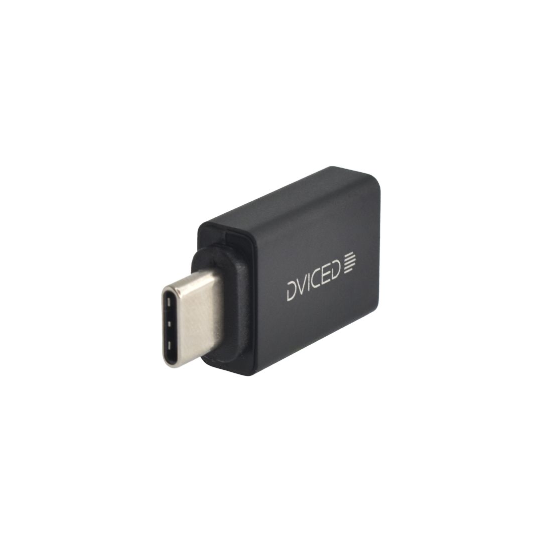 Dviced USB-A to USB-C Adapter Black