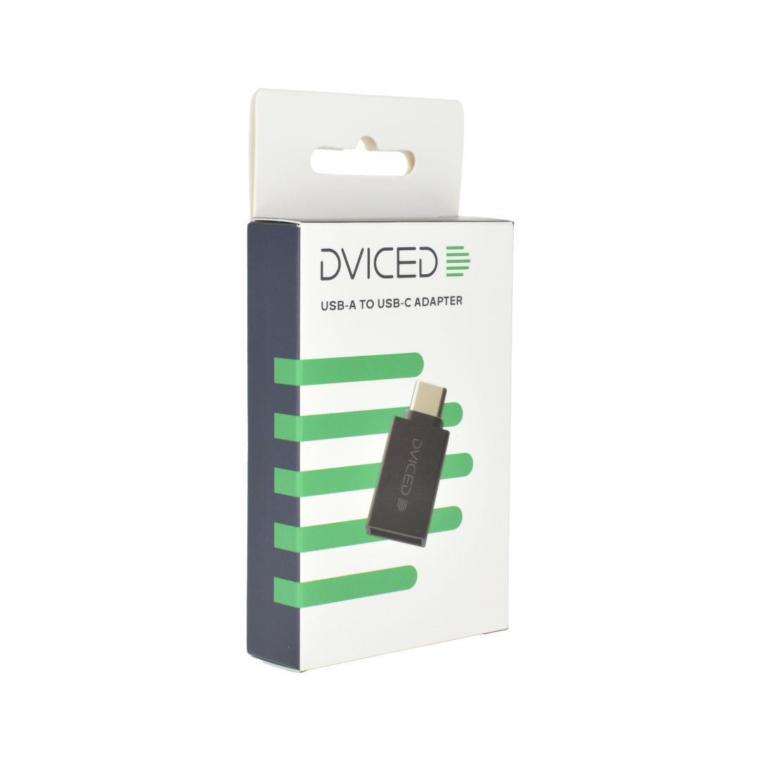 Dviced USB-A to USB-C Adapter Black