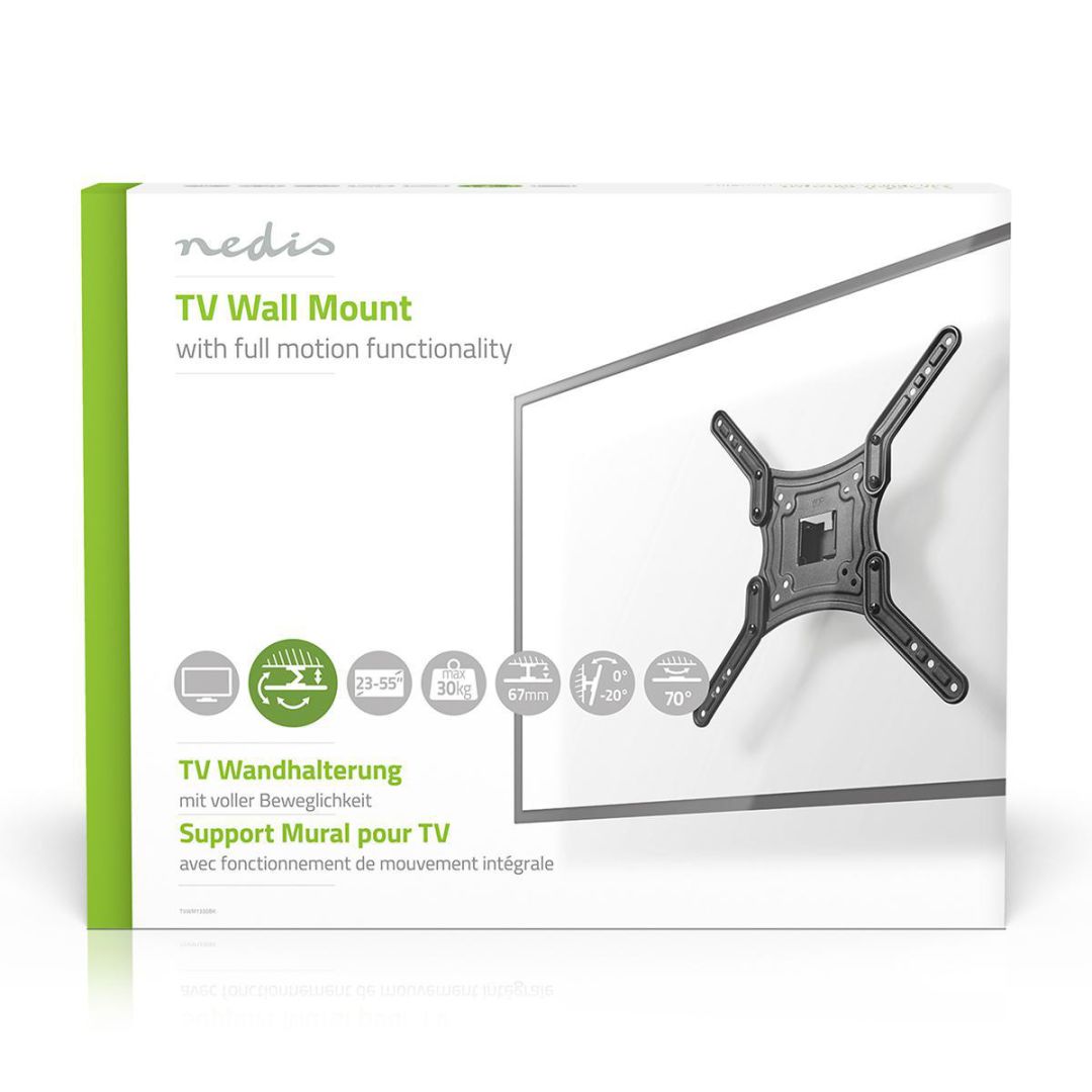 Nedis Full Motion TV Wall Mount 23