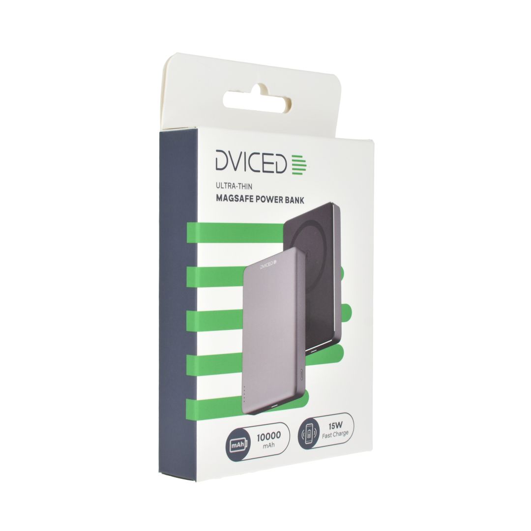 Dviced Ultrathin MageSafe 10000mAh Powerbank Black/Grey