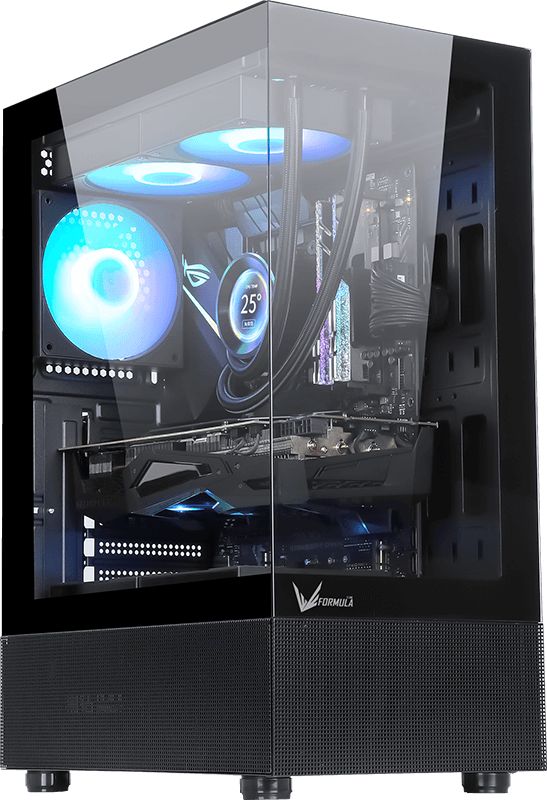 Formula Crystal Z1 Tempered Glass Black