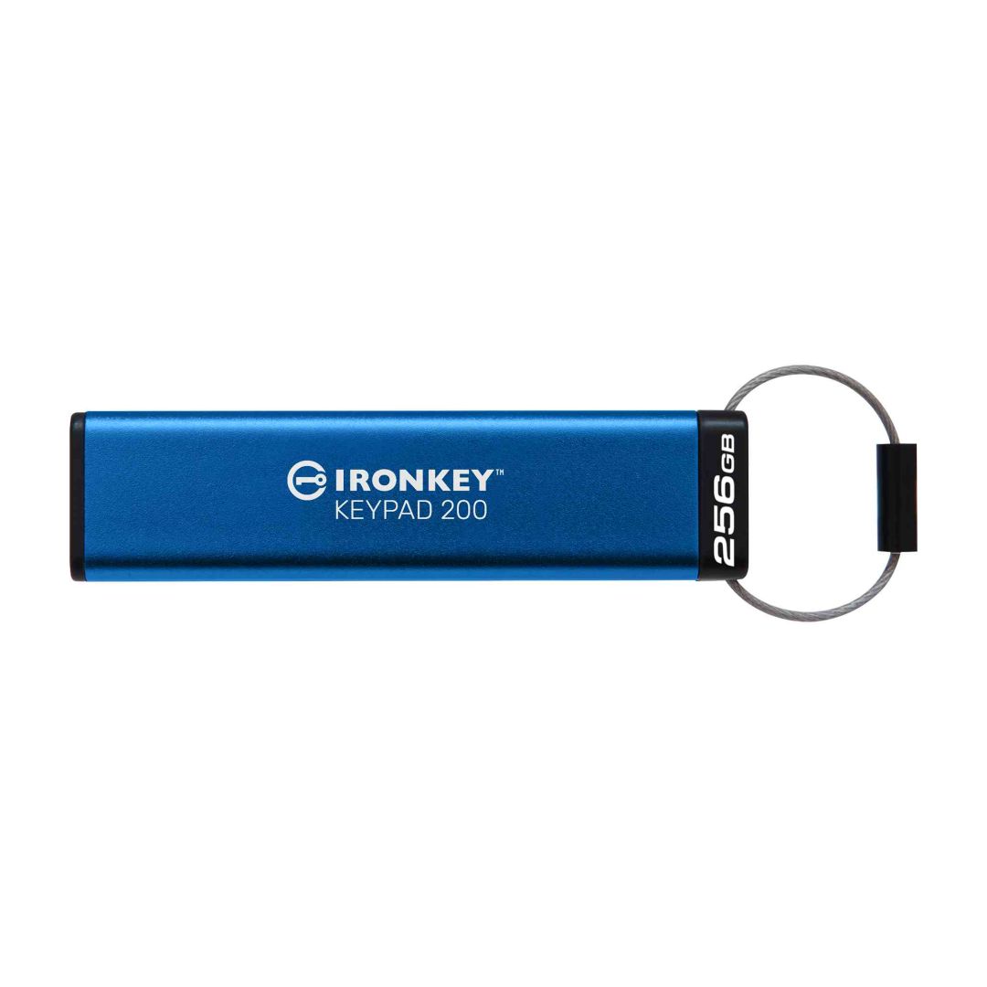 Kingston 256GB IronKey Keypad 200 USB3.2 Blue