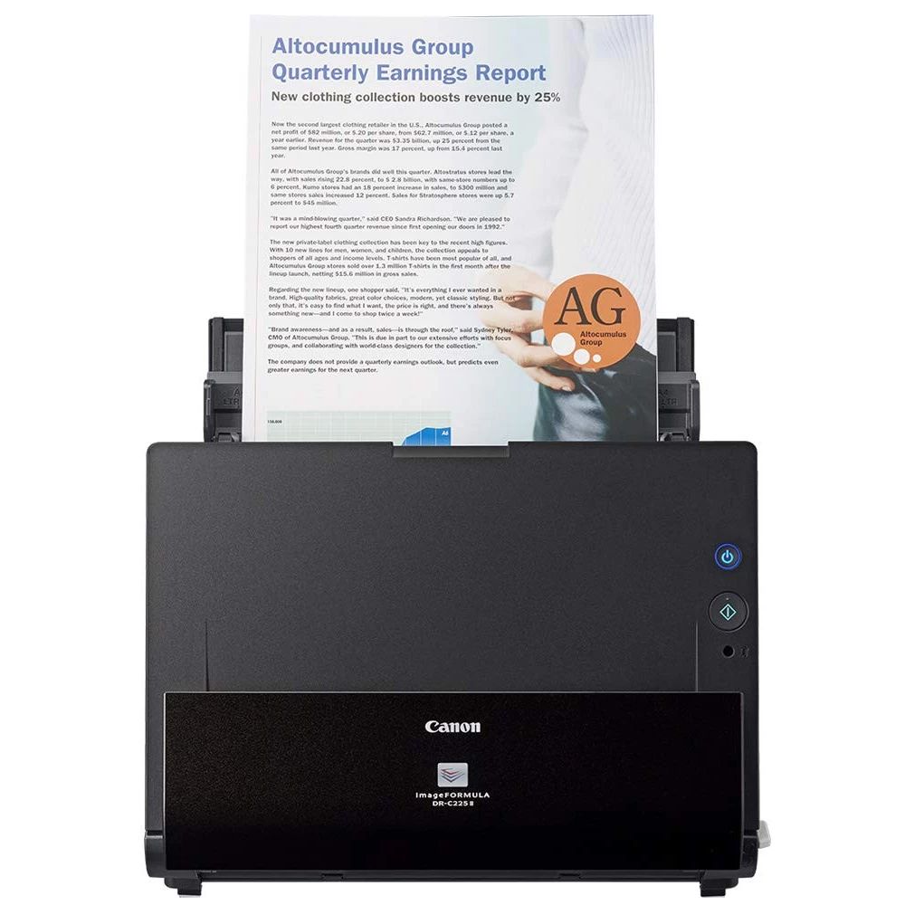 Canon imageFORMULA DR-C225 II Lapadagolós Szkenner Black