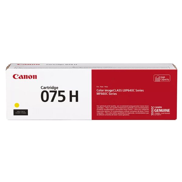 Canon 075 H Yellow toner