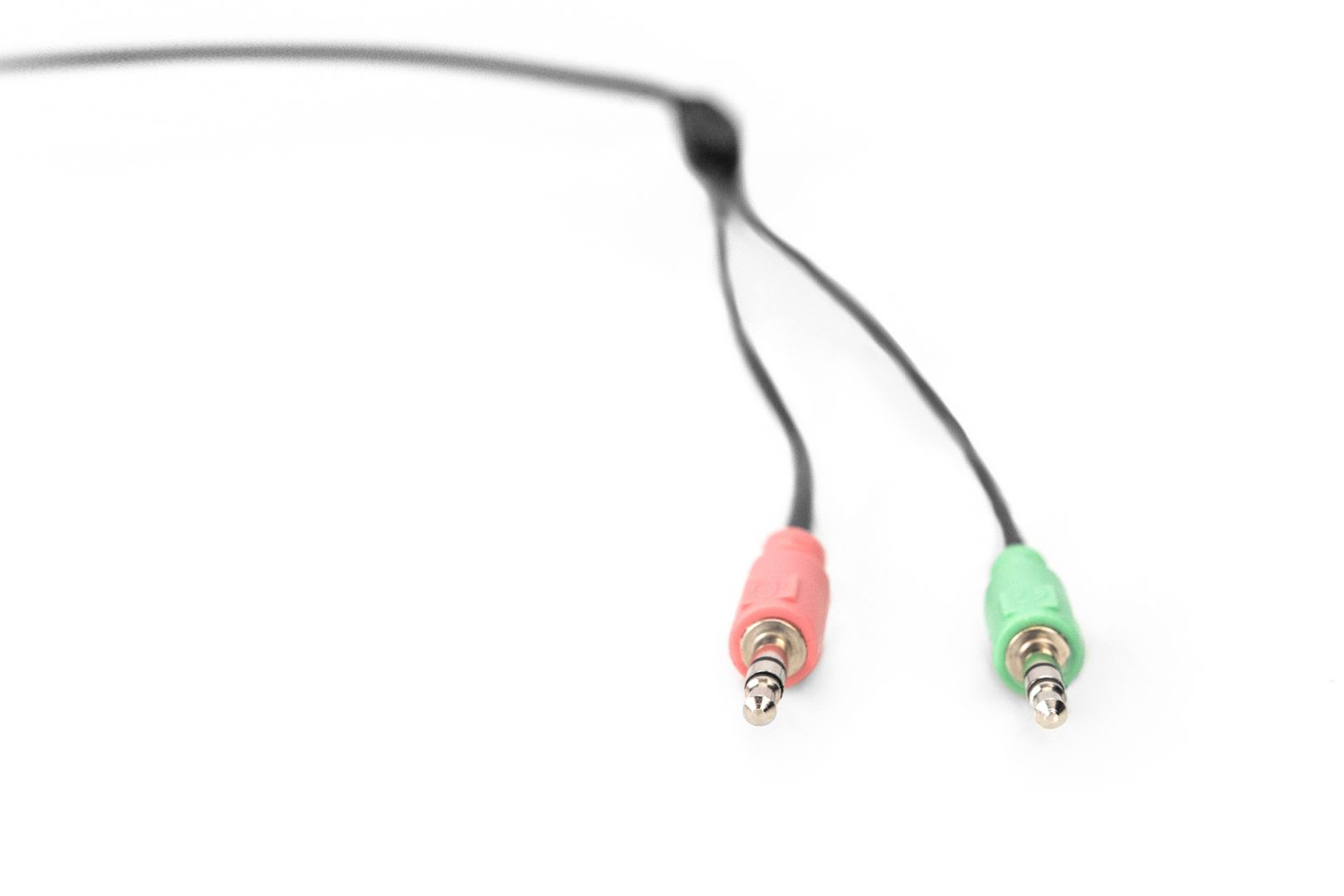 Digitus On Ear Office Headset with Noise Reduction 2x3.5 mm Stereo Black