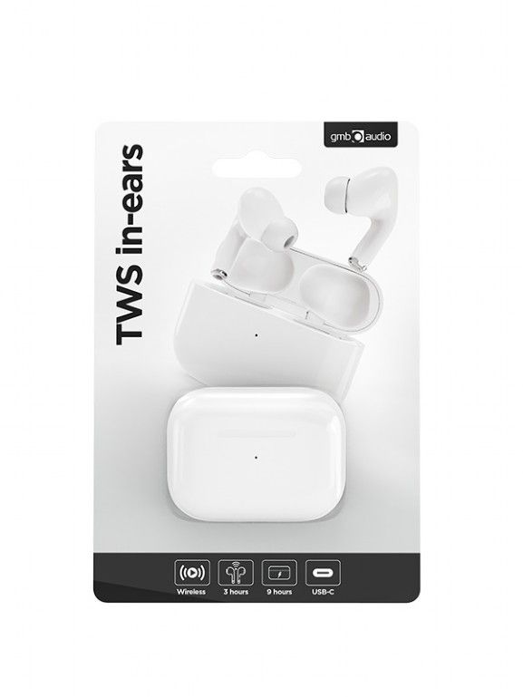 Gembird Wireless TWS in-ears White