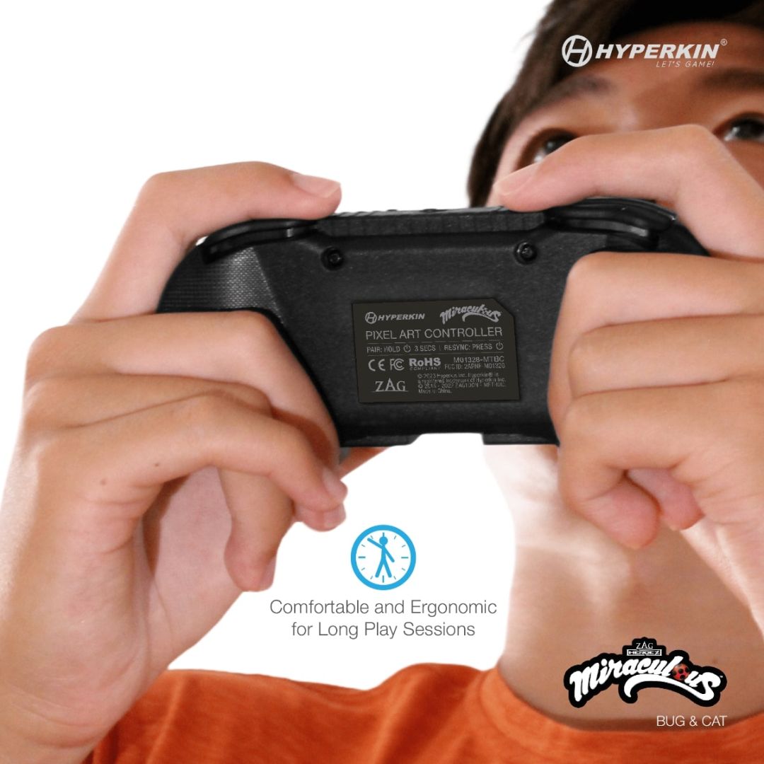 HYPERKIN  Pixel Art Official Miraculous Edition (Ladybug & Cat) Gamepad