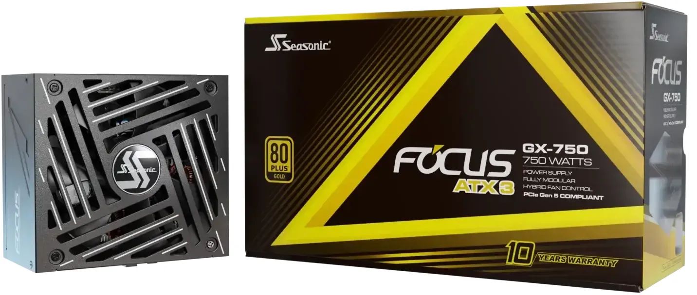 Seasonic 750W 80+Gold Focus GX ATX 3 (2024)