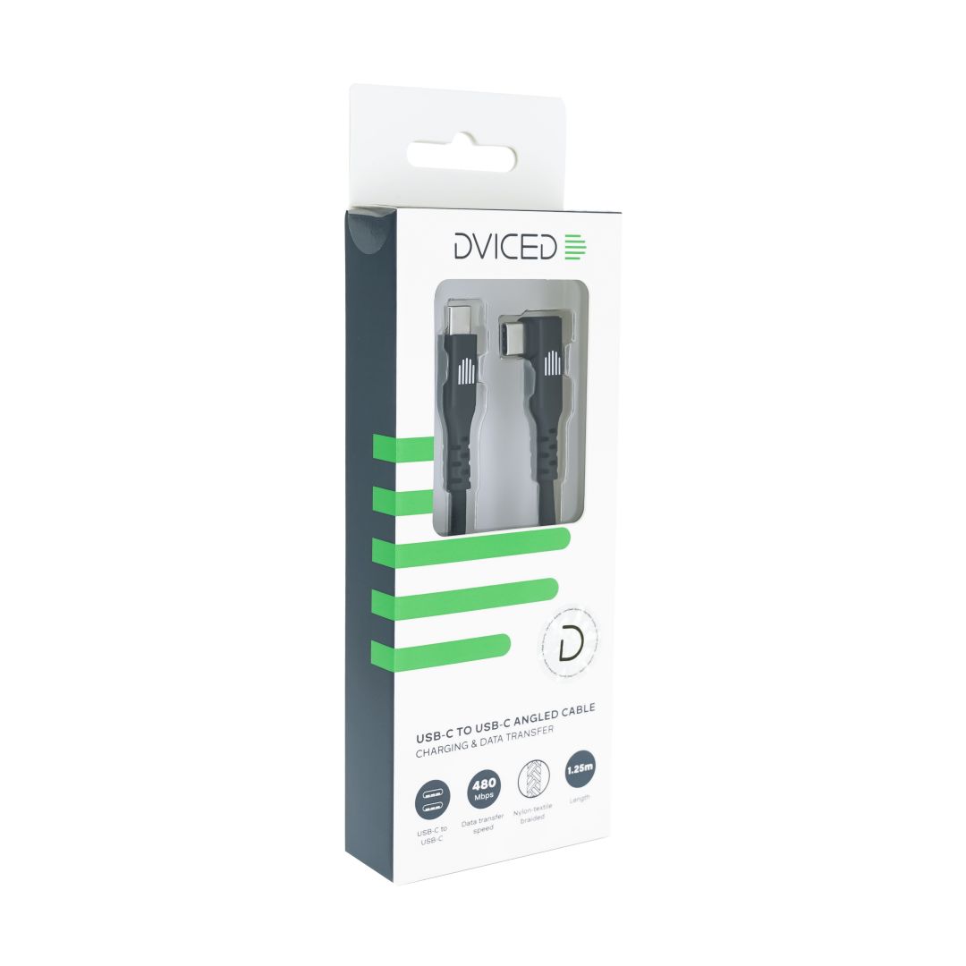 Dviced USB-C to USB-C Cable 1,25m Black