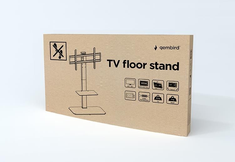 Gembird TVS-86ST-01 TV floor stand 43