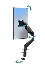 Esperanza Desk Holder with gas spring for computer monitors 17