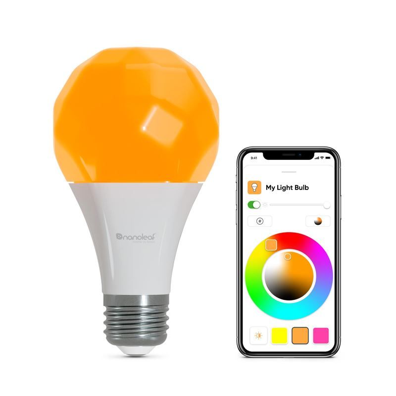 Nanoleaf Essentials Smart A19 Bulb, E27 3 Pack