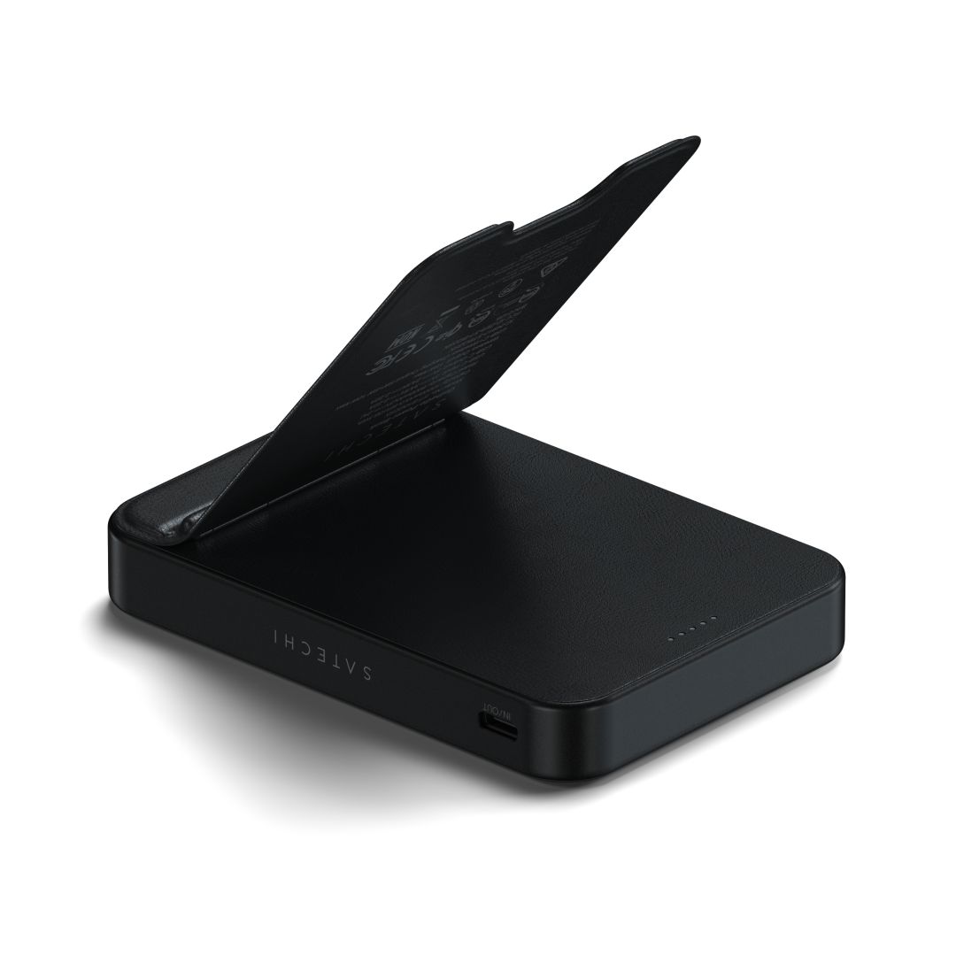Satechi Qi2 10K Magnetic 10000mAh PowerBank with Stand Black