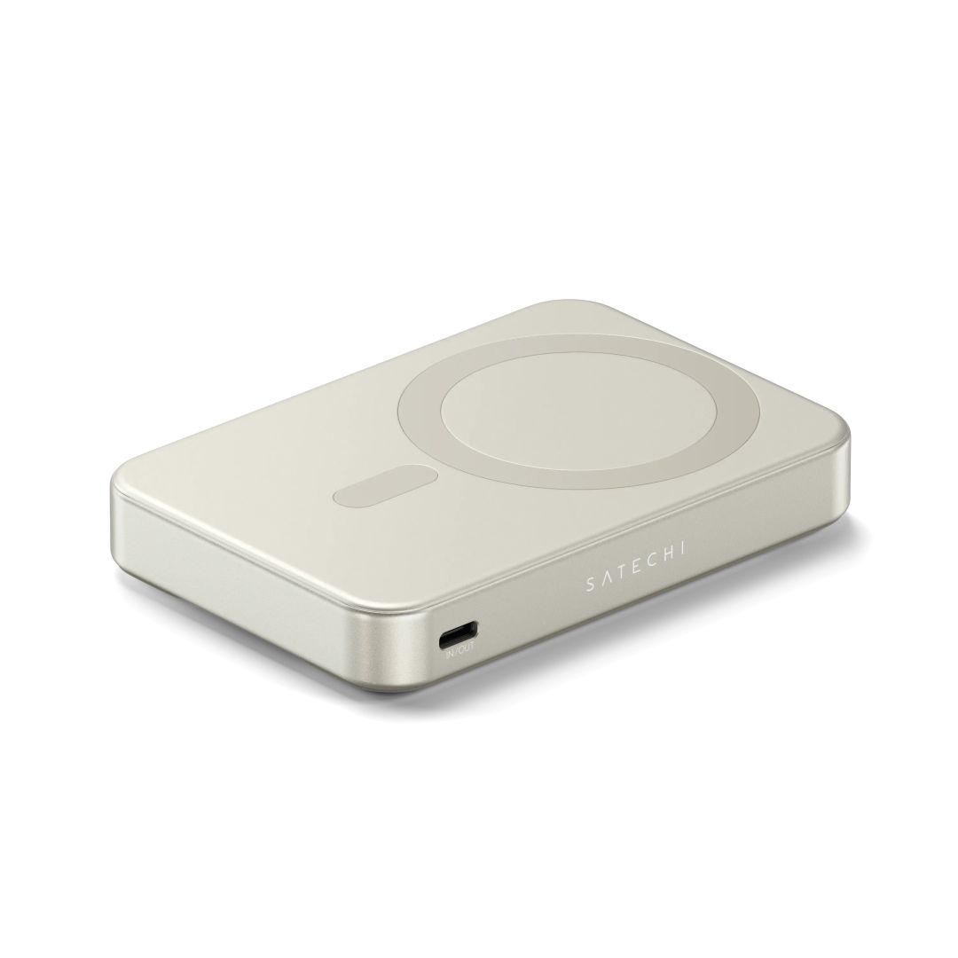 Satechi Qi2 10K Magnetic 10000mAh PowerBank with Stand Sand