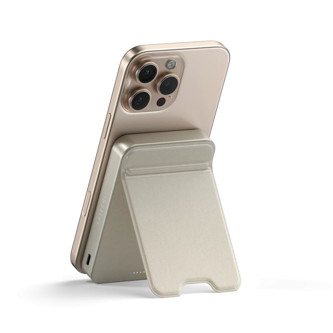 Satechi Qi2 10K Magnetic 10000mAh PowerBank with Stand Sand