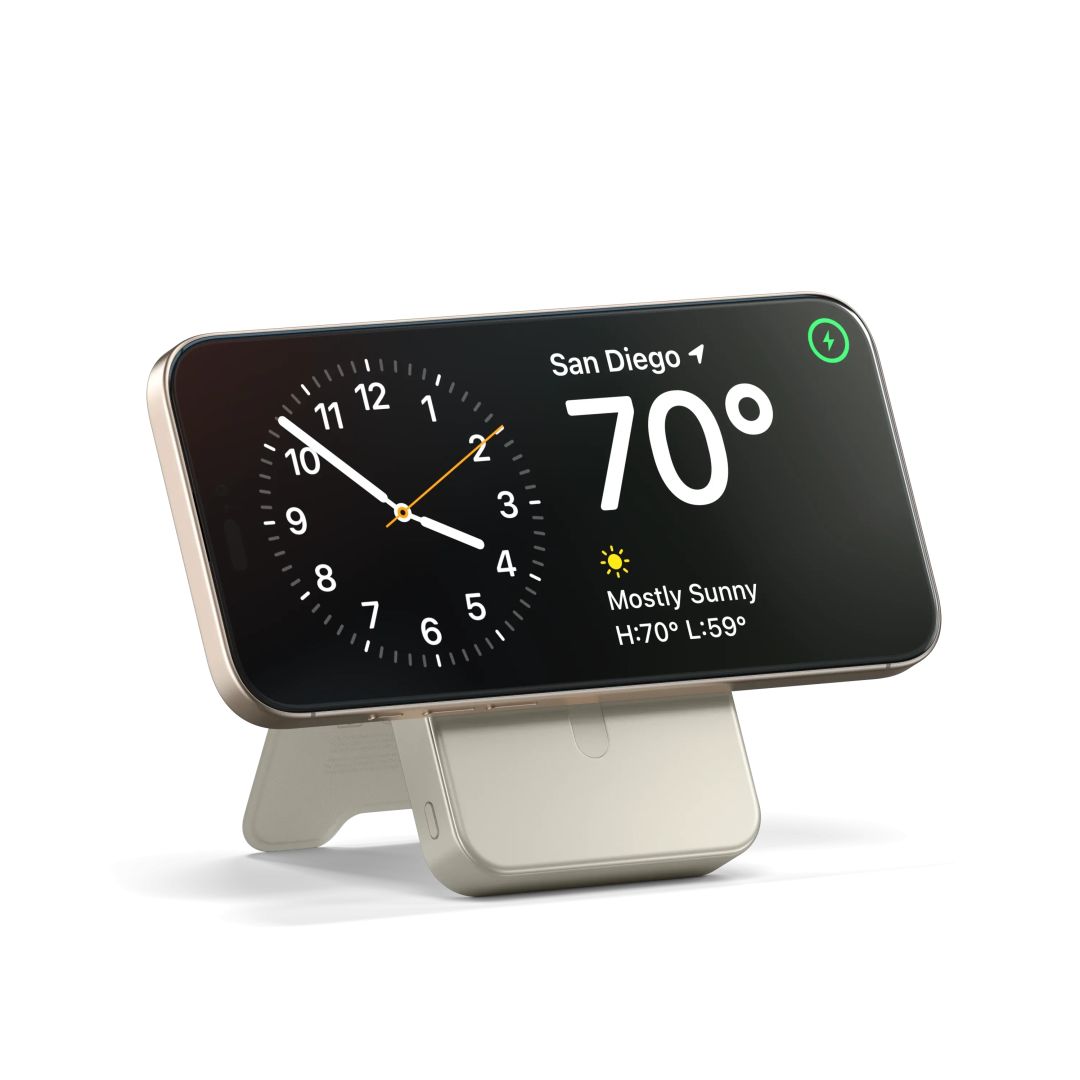 Satechi Qi2 10K Magnetic 10000mAh PowerBank with Stand Sand