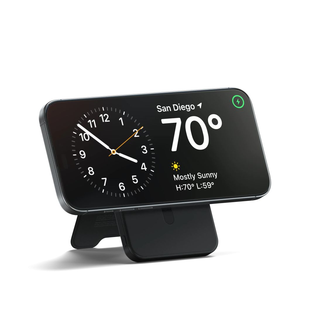 Satechi Qi2 5K Magnetic 5000mAh PowerBank with Stand Black