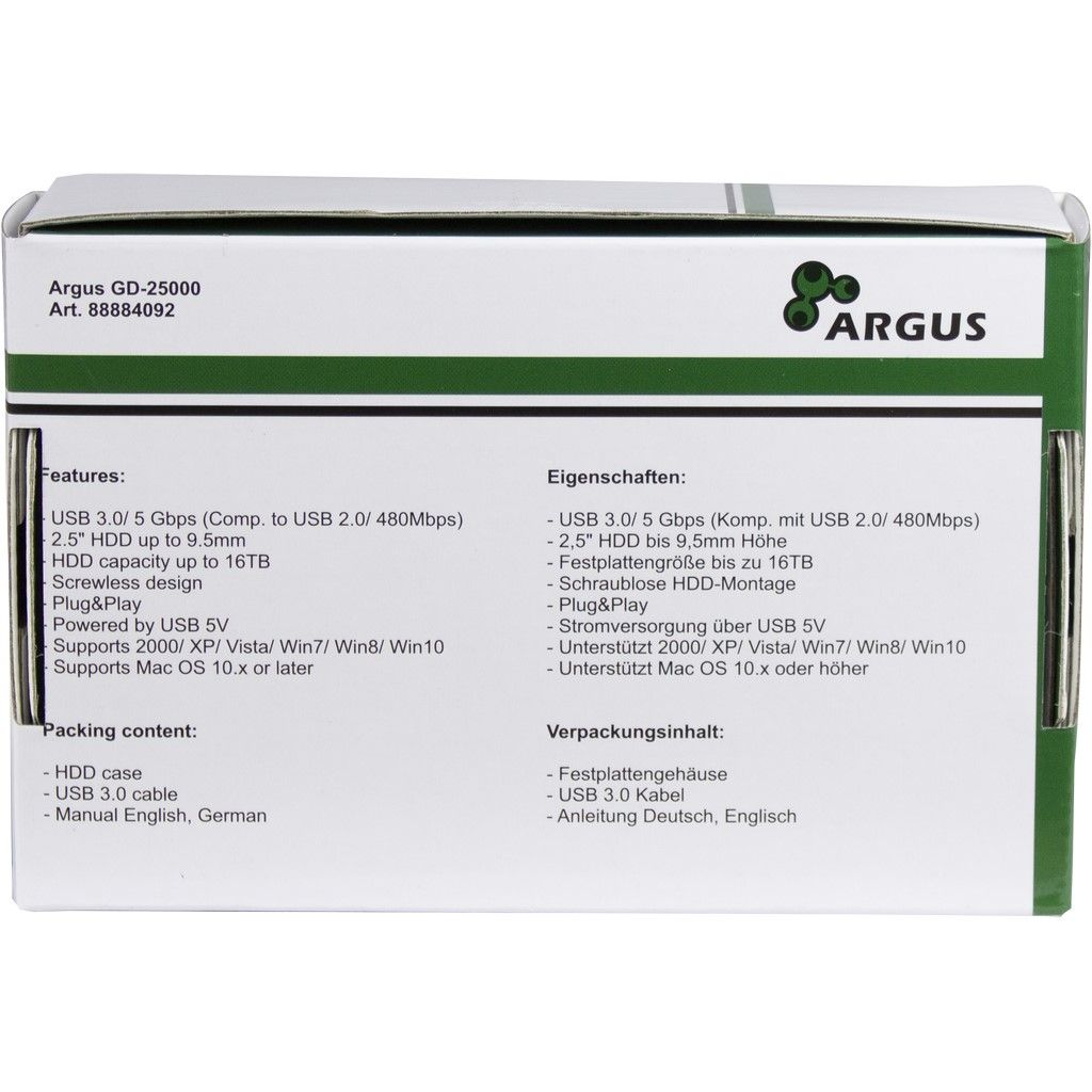 Inter-Tech Argus GD-25000 2,5