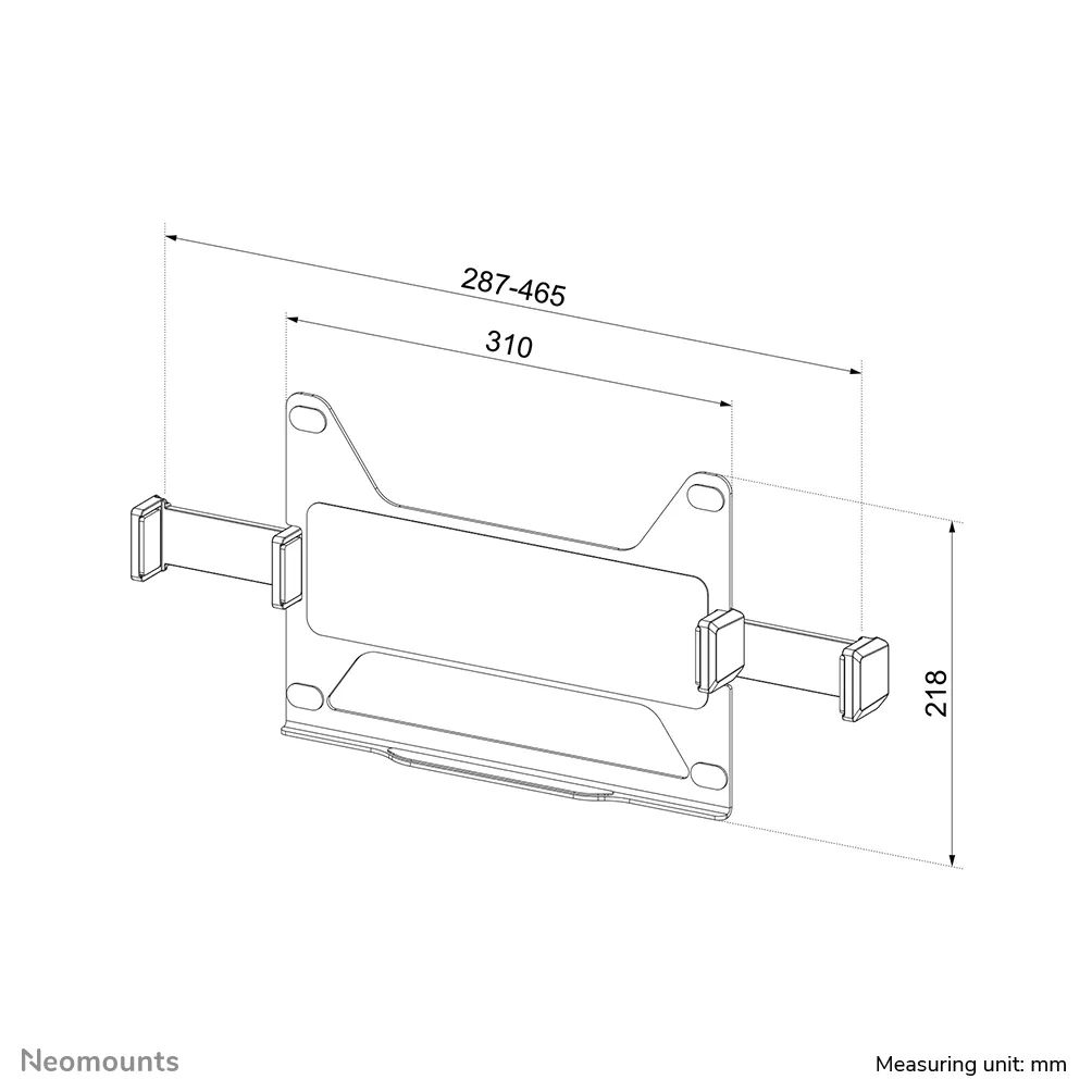 Neomounts ADS20-425BL1 Laptop holder 11,6