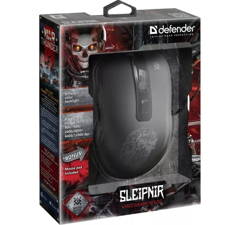 Defender Sleipnir GM-927 Gaming Mouse Black