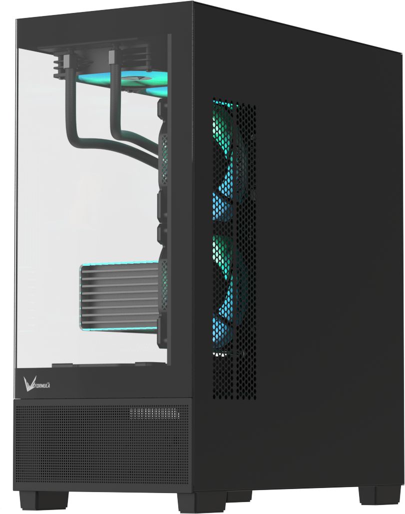 Formula Crystal E1 Floe Tempered Glass Black