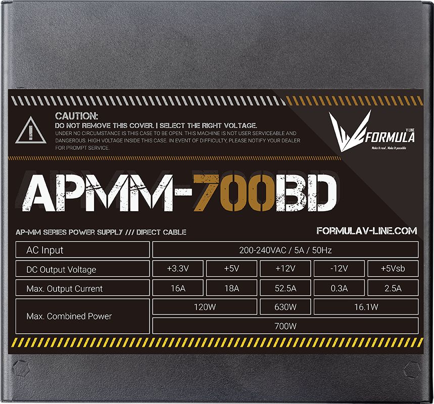Formula 700W 80+ Bronze APMM-700BD