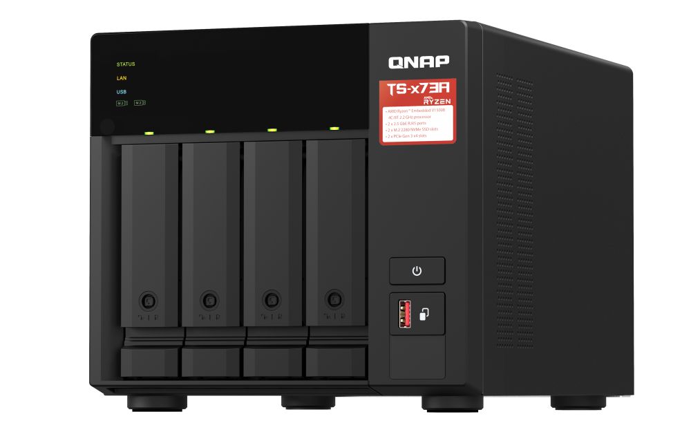 QNAP NAS TS-473A-8G (8GB) (4xHDD + 2xM.2 SSD)