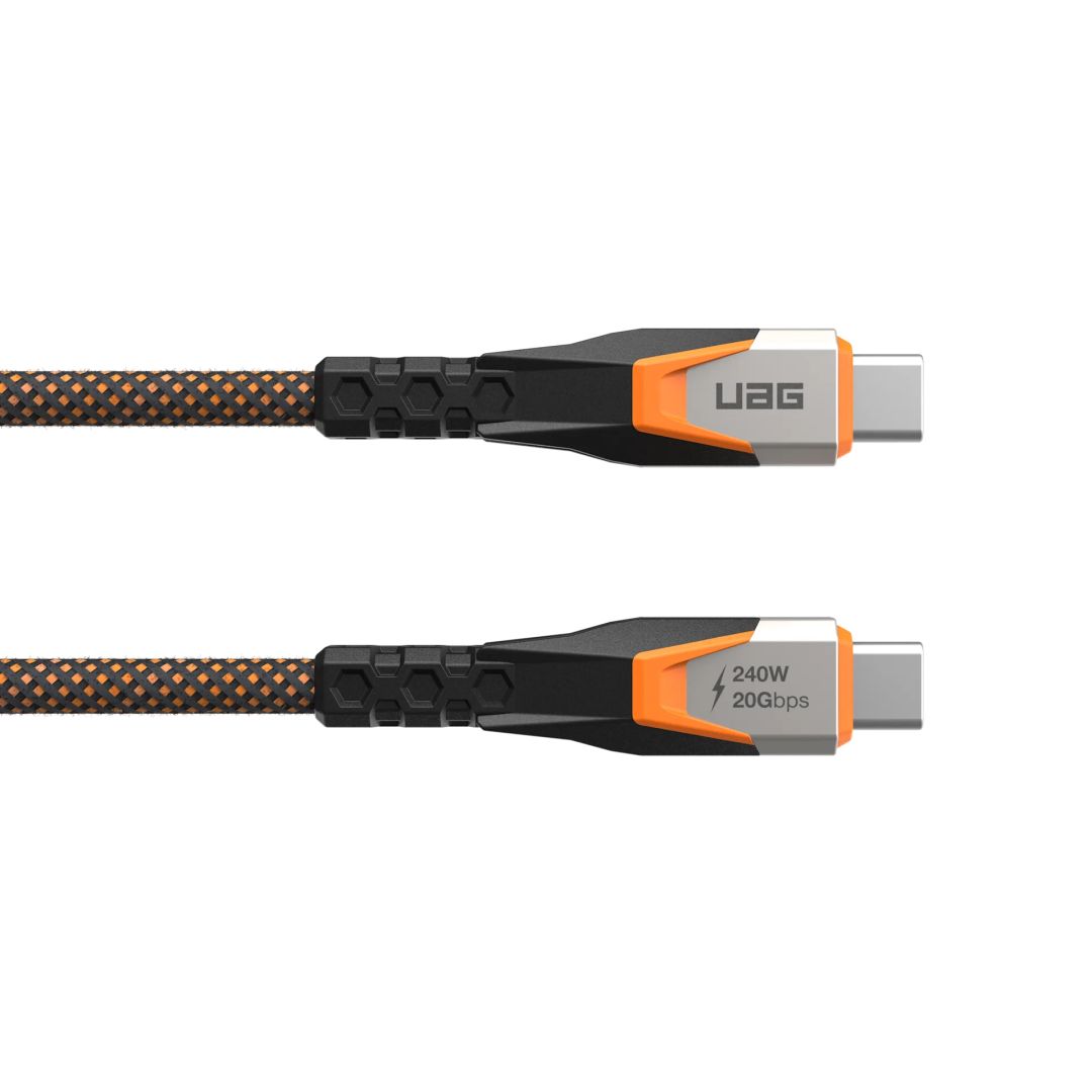 UAG SRGE Cable USB-C - USB-C 240W USB 3.2 0,75m Black/Orange