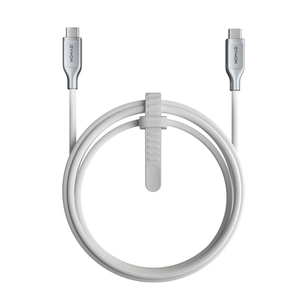 Nomad Kevlar Cable USB-C to USB-C 1,5m White