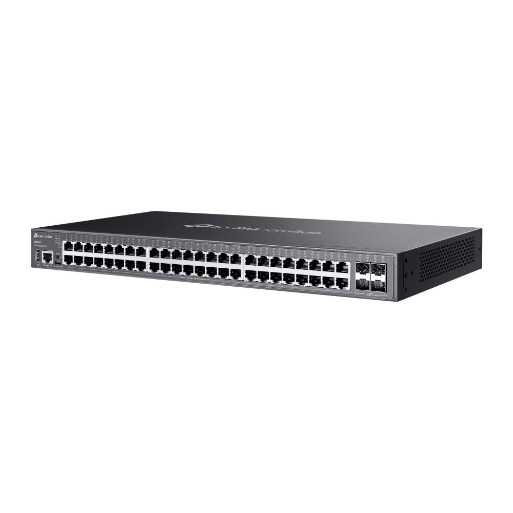 TP-Link SG5452X Omada 48-Port Gigabit Stackable Lite L3 Managed Switch with 4×10G Slots