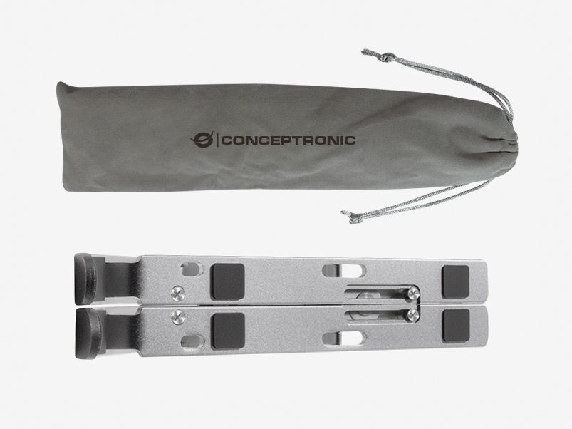 Conceptronic  THANA04S ERGO Összecsukható Alumínium Laptop állvány Silver