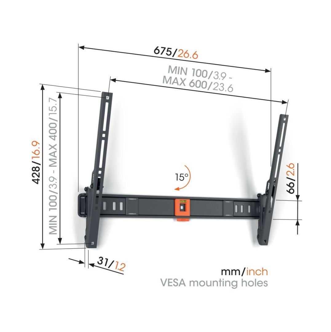 Vogel's TVM 1615 Tilting TV Wall Mount