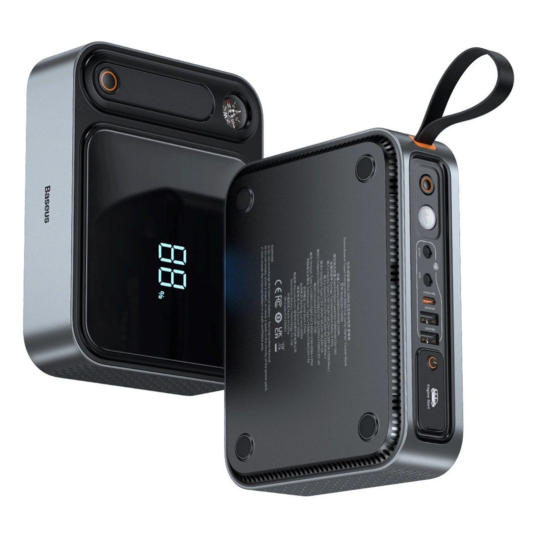 Baseus Super Energy Ultra - Jump Starter 26800mAh Powerbank for cars  Black