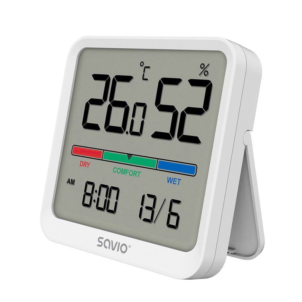 Savio CT-01 Temperature and Humidity Sensor White