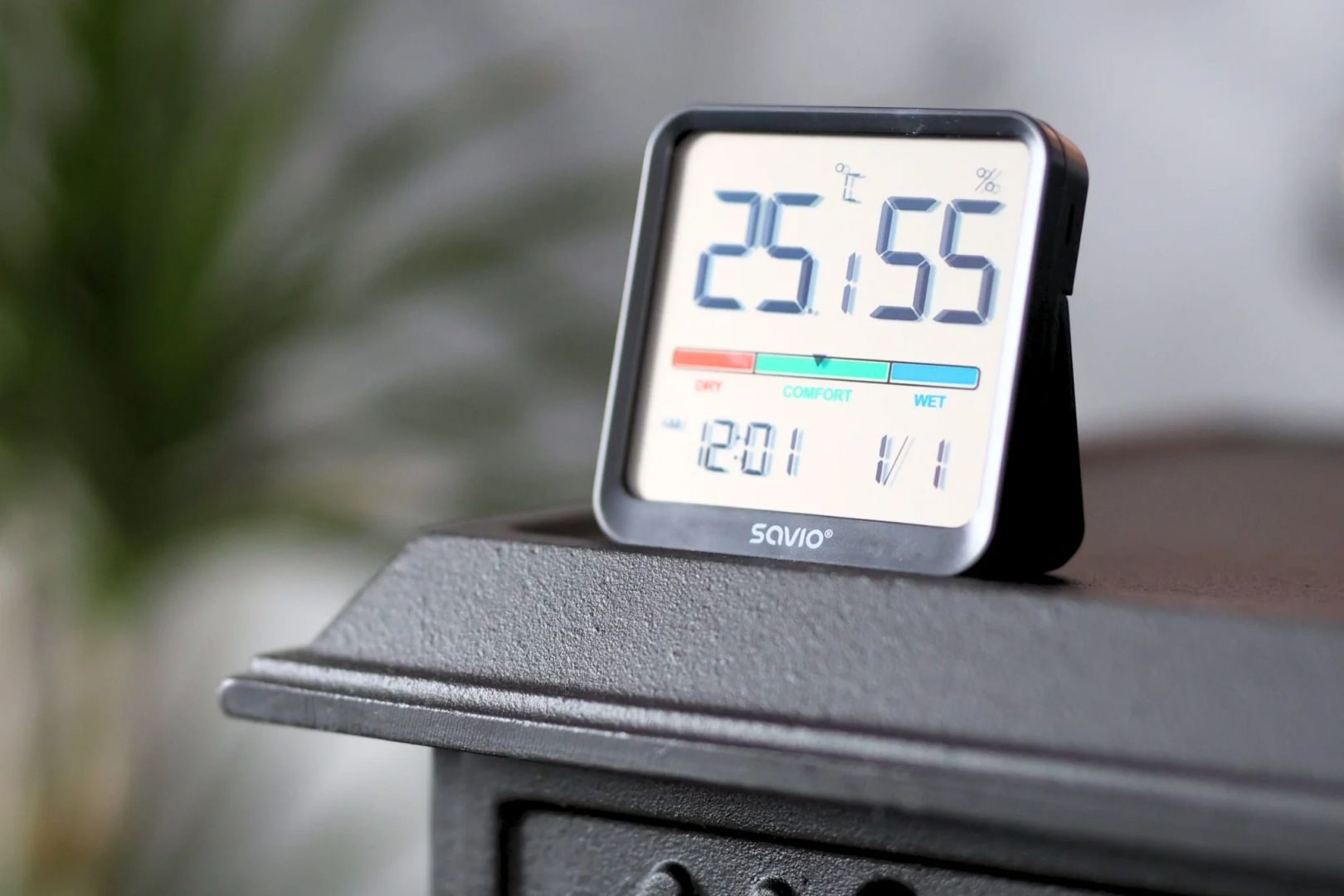 Savio CT-01 Temperature and Humidity Sensor Black