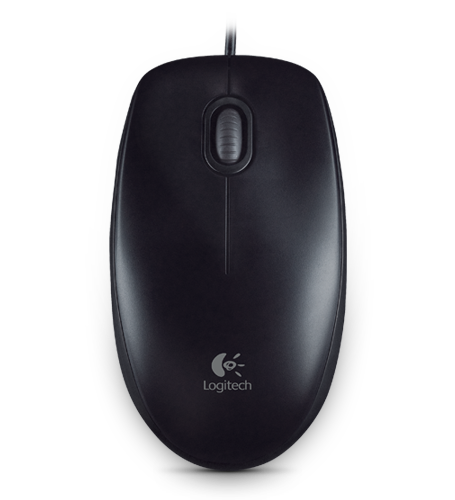 Logitech B100 Optical USB Mouse Black