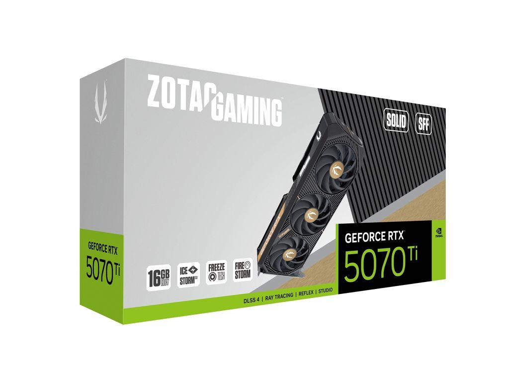 Zotac GeForce RTX5070 TI 16GB GDDR7 Gaming Solid SFF