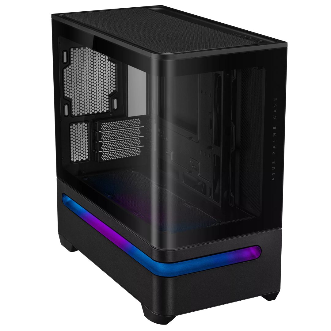Asus Prime AP202 RGB Tempered Glass Black