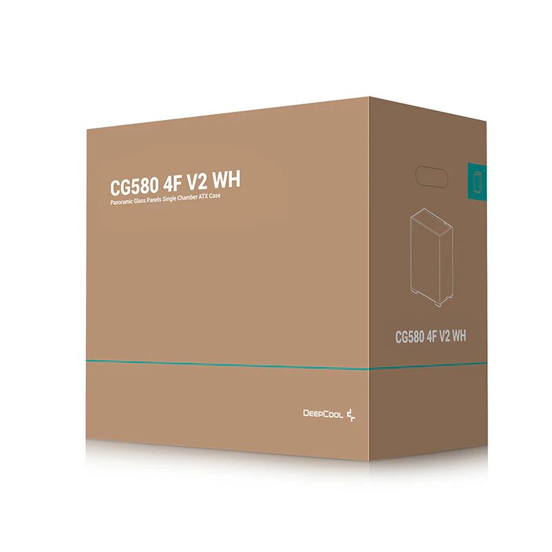 DeepCool CG580 4F V2 Tempered Glass White