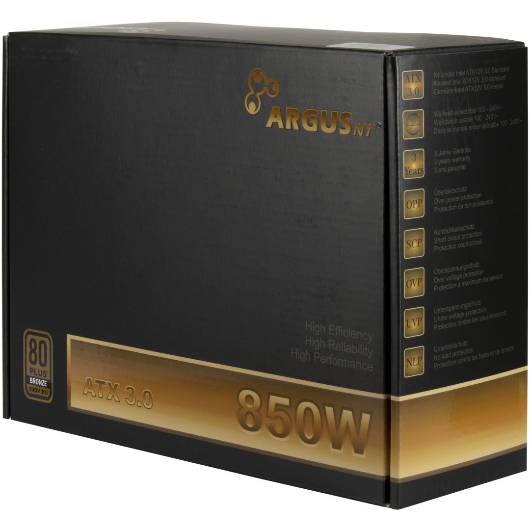 Inter-Tech 850W 80+ Bronze ArgusNT BPS-850