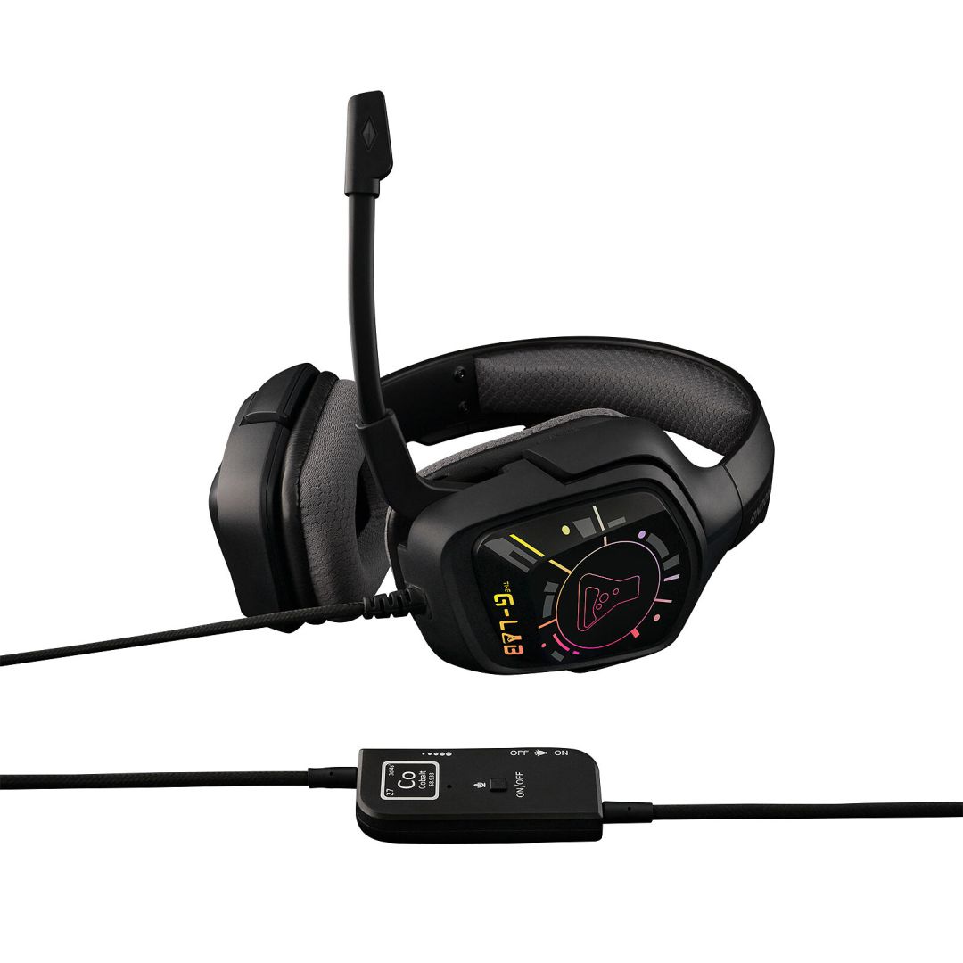 The G-Lab Korp Cobalt 7.1 EX Gaming Headset Black