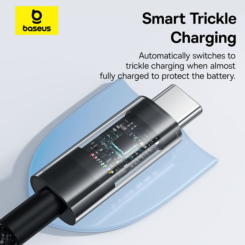 Baseus USB A to USB C 100W fast charging Data cable 1m Black