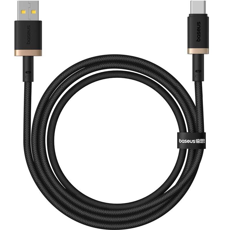 Baseus Dura Series 60W USB Type-A to Type-C Fast Charging cable 1m Black/Gold