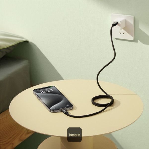 Baseus Tungsten Magnetic USB C to USB C 100W fast charging cable 1m Black