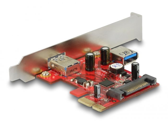 DeLock PCI Express x1 card for 1 x external + 1 x internal SuperSpeed USB 5 Gbps
